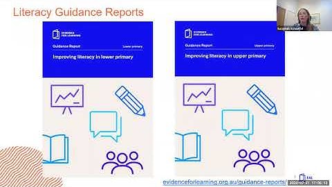 Webinar: Improving literacy in primary school