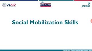 Social Mobilisation Skills