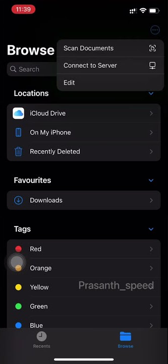 Accessing Google Drive from files app on apple iPhone.