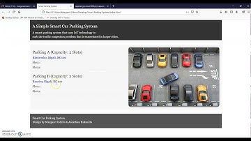 A smart car parking system (Raspberry Pi &and NodeJS)