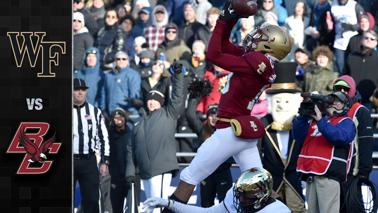 Wake Forest defeats Boston College football, 41-10