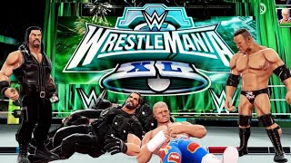 WrestleMania XL 2024 🤯 The Bloodline ☝️ vs Seth Rollins & Cody Rhodes 🔥 In WWE Mayhem
