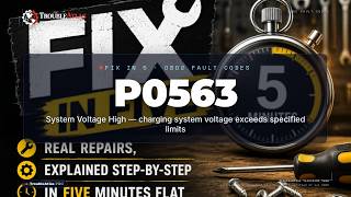 P0563 Explained — System Voltage High — charging system voltage exceeds specified limits | TroubleAt