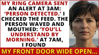 My Ring Camera Showed Someone At 3AM Waving At Me Through The Screen – When I Opened The Door...