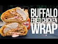 Buffalo Fried Chicken Wrap | SAM THE COOKING GUY 4K