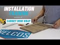 LESSON #3 - HOW TO WRAP A WOODEN KITCHEN CABINET DOOR PANEL | Series with Peter Maki