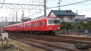 名鉄6517F(6417F) 5880Fﾚ準急中部国際空港 下砂入信号場付近通過
