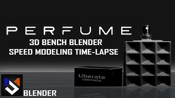 Part 3: 3D Speed Modeling Blender timelapse Bench perfume