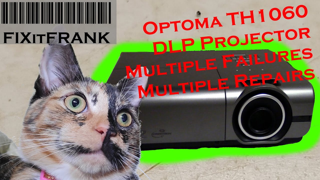 Optoma TH1060 DLP Projector Repair Shuts Down Multiple Issues YouTube