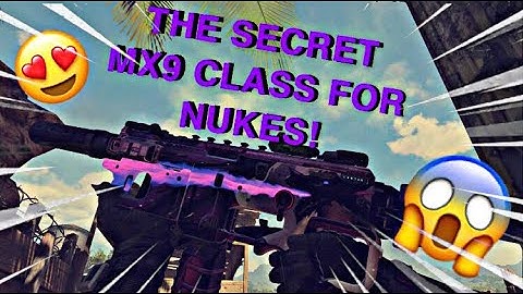 THE SECRET MX9 CLASS ON BLACK OPS 4!! 😱 160+ KILLS! SOLO NUKE GAMEPLAY!