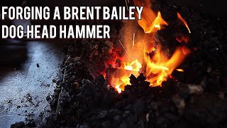 Forging a Dog Head Hammer with Brent Bailey- Hammer Forging, tool making