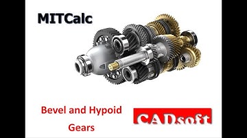 MITCalc English - Bevel and Hypoid Gears Calculation (Solid Edge)