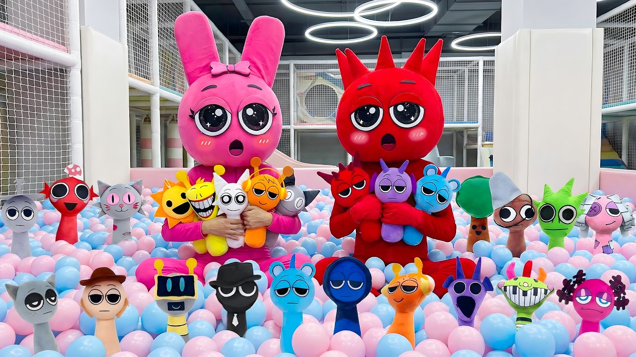 What Pinki & Raddy Found in the Ball Pit... The Sprunki Secret!