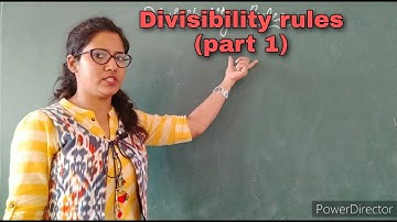 #Divisibility rules of 2 and 3 (part 1 )