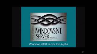 Windows 2000 Server Pre-Alpha