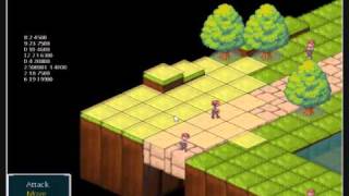Hartacon XNA - Command window, camera, movement range and jumps.