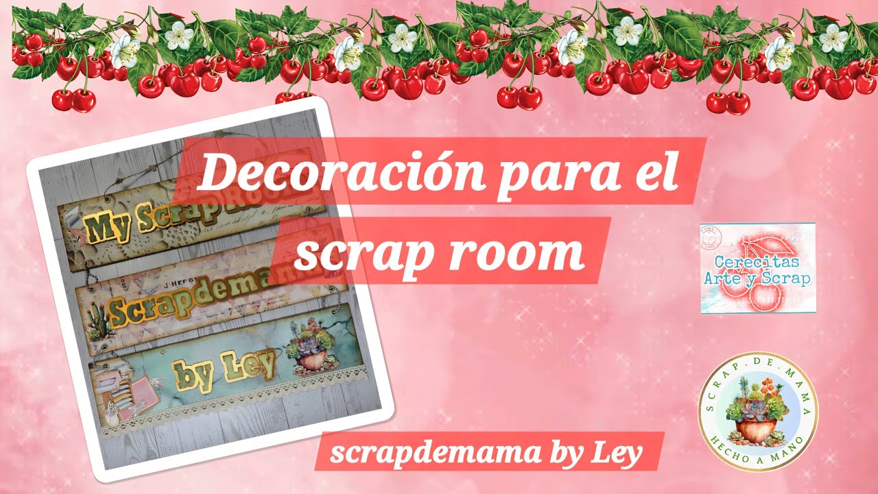 Sencillo, pero bonito. Retó #cerecitasarteyscrap