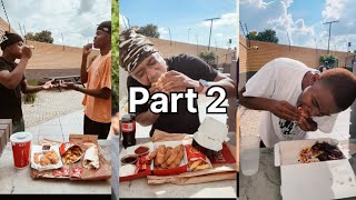 Rock, Paper, scissors food challenge compilation part 2 #foodchallenge #funny #kfc #viral #fyp 