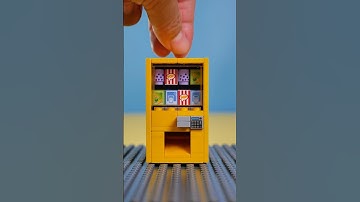 I built a vending machine with only a few LEGO bricks! #lego #legomoc #satisfying