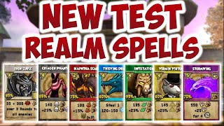 WIZARD101 TEST REALM UPDATE: NEW TRAINABLE SPELLS!!