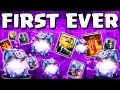 first ever SUPER MAGICAL CHEST opening :: Clash Royale :: SO MANY CARDS!!!