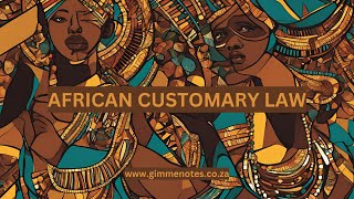 IND2601 PODCAST - African Customary Law: Understanding Indigenous Legal Systems ๐โ๏ธ