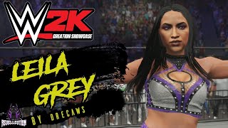 WWE 2K Creation Showcase: Leila Grey WWE2K23 AEW