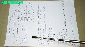 Engineering Metrology Exam preparation part-1 | Important Questions with Keywords