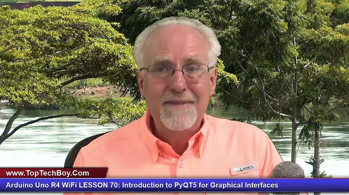 Arduino Uno R4 WiFi LESSON 70: Introduction to PyQT5 for Graphical Interfaces