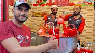 Famous Tarbooz Ka Sharbat Watermelons 🍉 Juice Karachi ka Famous Tarbooz Sharbat 😋