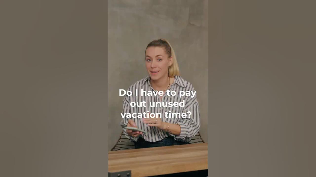 Cashing Out Unused Vacation Time