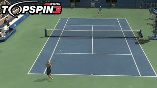 Top Spin 3 - Maria Sharapova vs Justine Henin - PS3 Gameplay