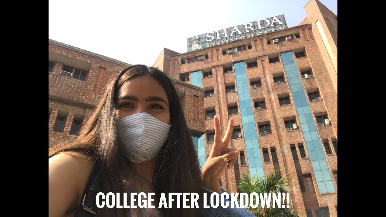 Going college after LOCKDOWN | Sharda University | 2020