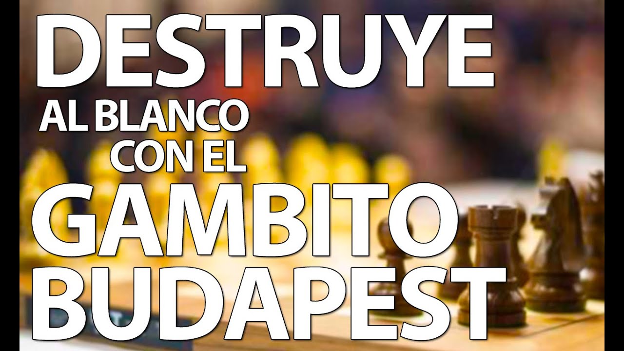 ¡DESTROZA 💥rápidamente a las Blancas con el GAMBITO BUDAPEST! - MI Jacobo Caselas (IMPERIO AJEDREZ)