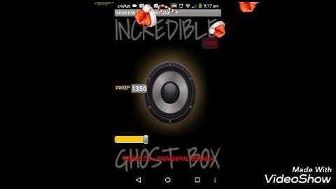 INCREDIBLE ITC GHOST BOX