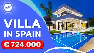 NEW modern Villa in Finestrat, Spain only for € 724,000. Villa with sea view. Property in Spain.