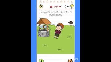 Brain test Allstar IQ Boost #MasterLevel34 He wants to  taste all 4 mushrooms #short