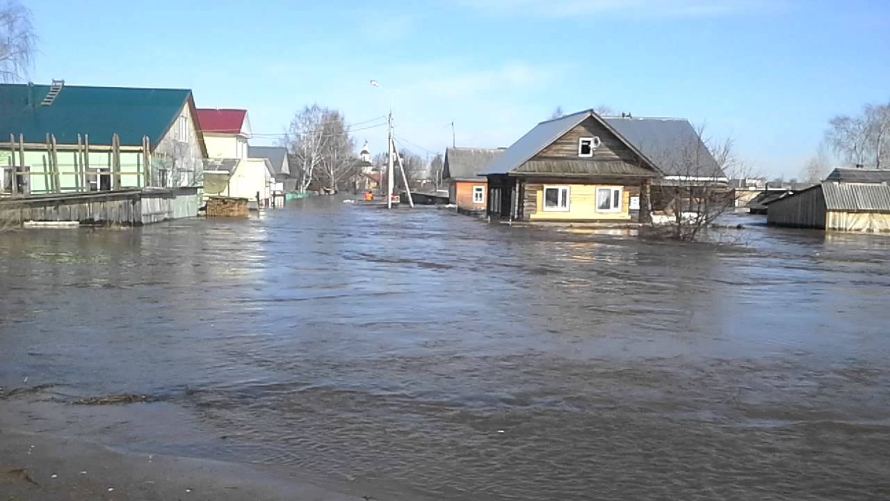 Уровень воды в реке сухона