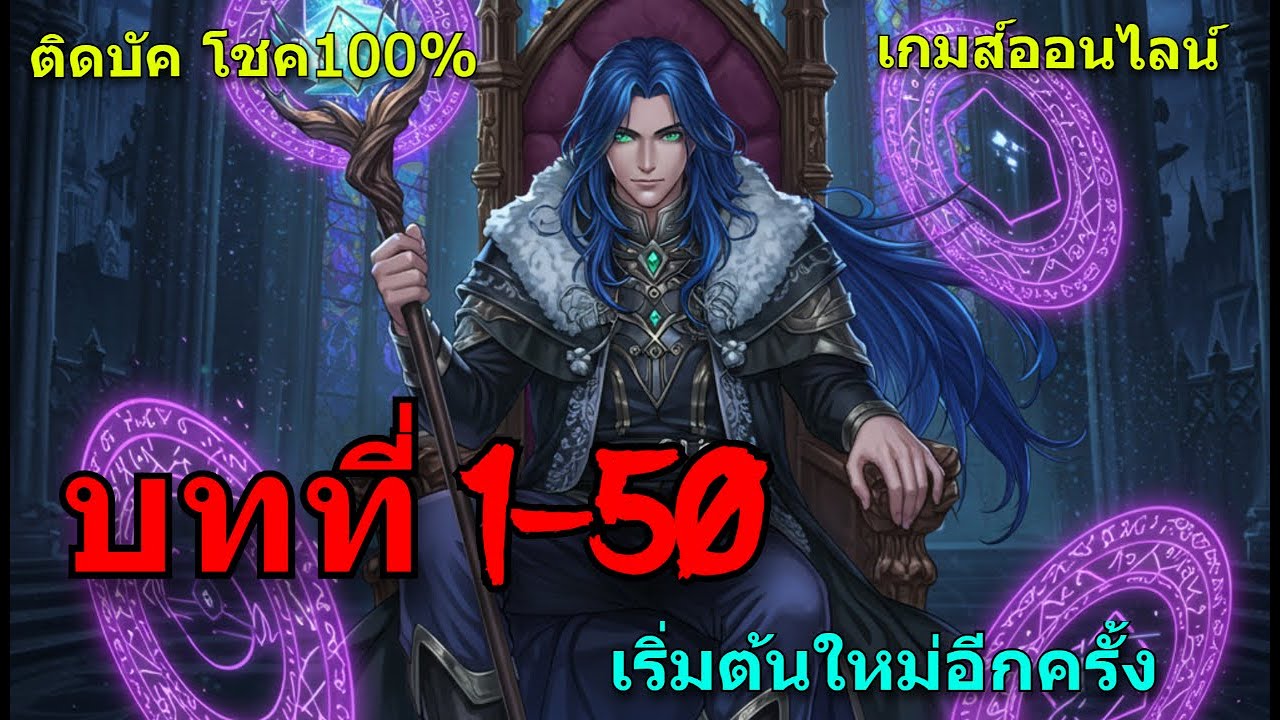 นิยาย เกมออนไลน์ติดBugโชค100 บทที่ 1 50 เริ่มต้นใหม่อีกครั้ง