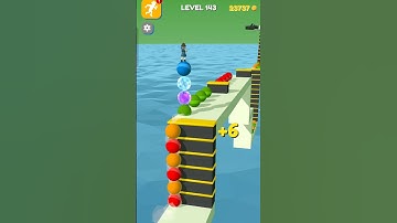 Stack Rider Gameplay Walkthrough Level 143 #shorts #gaming #ytshorts