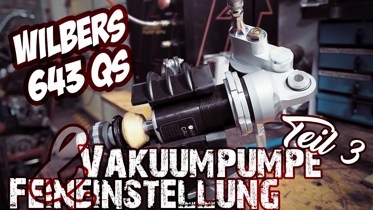 Wilbers 643 QS S1000RR  Entlüften, Befüllung und Feineinstellung – Federbeinwartung Teil III