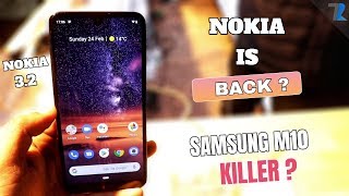 Nokia 3.2 - Hands On & First Impressions Samsung Galaxy M10 Ko Takkar??