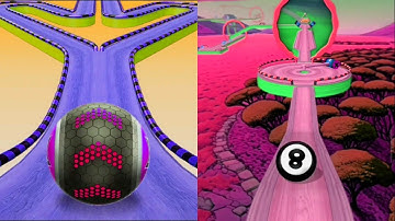 Going Balls Vs Reverse Balls Fast Run Gameplay - 103