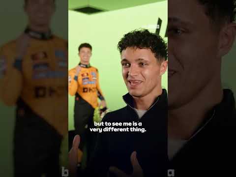 Lando Norris comes face-to-face with his waxwork figure at Madame Tussauds! 🕯️🤩