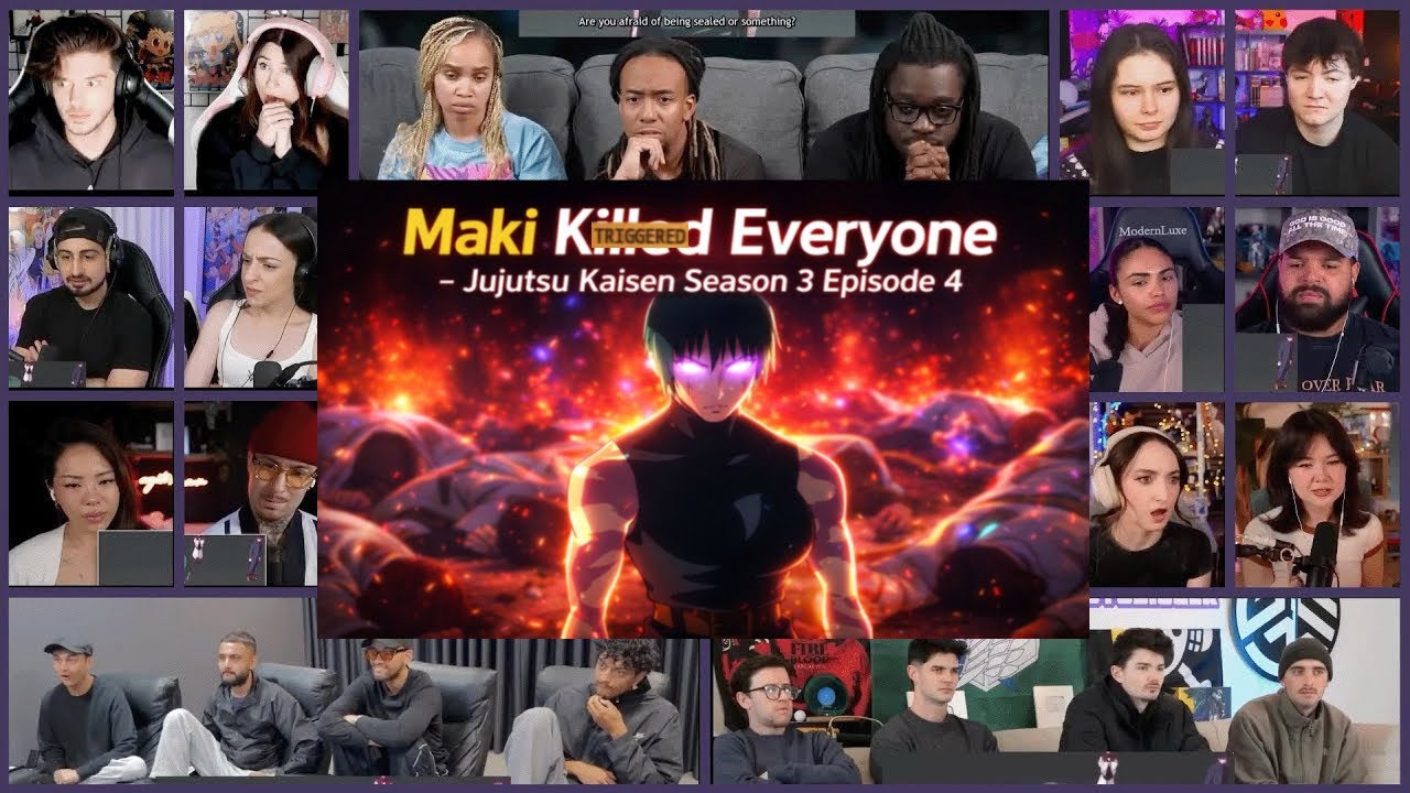 🩸MAKI ELIMINATED EVERYONE - JUJUTSU KAISEN SEASON 3 EPISODE 3 MEGA MASHUP REACTION