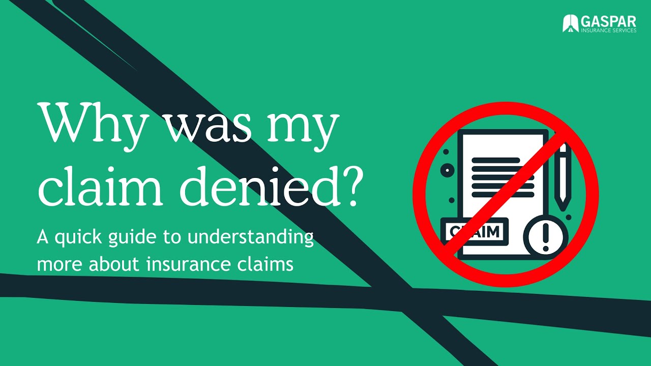 Denied Claim Collection Process Why was my claim denied? - YouTube