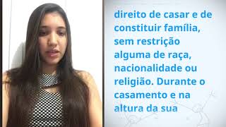 Amabily Janoca De Oliveira, Brazil, Reading Article 16 Of The Universal Declaration Of Human Rights