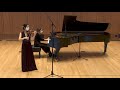 Dvořák Songs My Mother Taught Me - Anna Lee and Alexa Stier