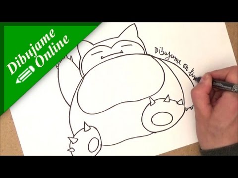 COMO DESENHAR o Snorlax (Pokémon)