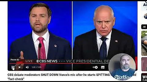 CBS FACT CHECKS JD Vance, then CUT HIS MIC when he tries to respond